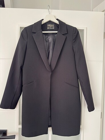 Siyah blazer ceket elbise