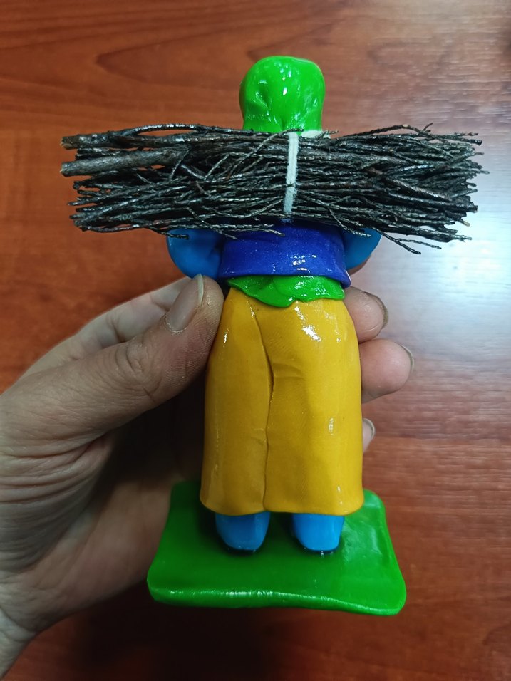 Renkli Geleneksel Çiftçi Figürleri - Görsel 4