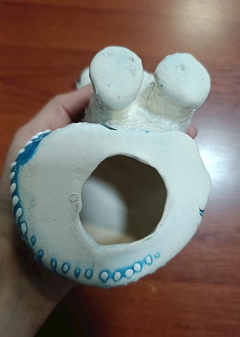 Renkli Desenli Beyaz Kedi Biblo - Görsel 5