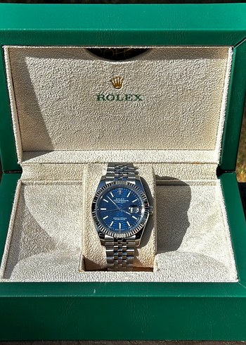 Beden Rolex Datejust Jubile Fluted Motif Blue