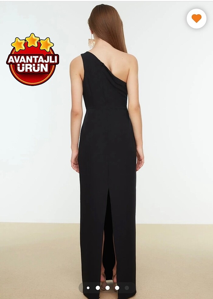 Tek Omuz Elbise - Görsel 3