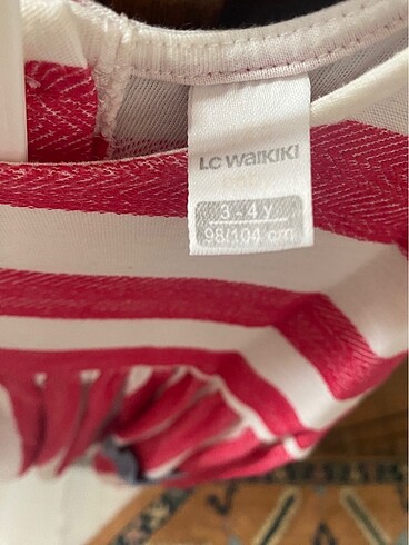 LC Waikiki 4/5 yaş keten yazlık elbise