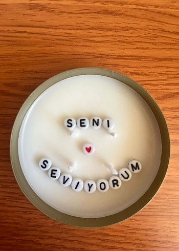 Beden gizli mesajlı mum