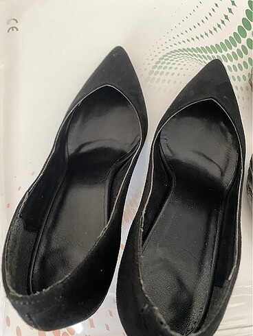 36 Beden Topuklu siyah stiletto ayakkabı