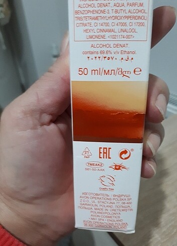 Avon parfüm 