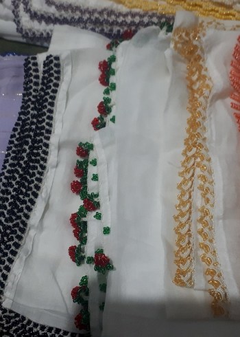 Boncuk İşlemeli Renkli tlbent