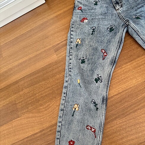 40 Beden mavi Renk Kot pantolon