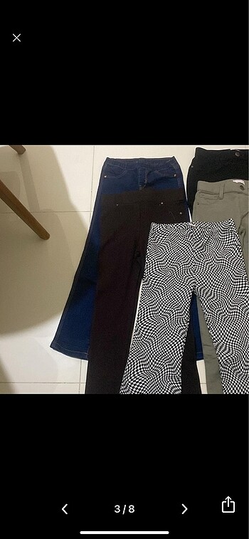 10 Yaş Beden Tayt pantolon 9 10 yaş