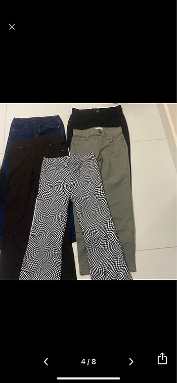 10 Yaş Beden çeşitli Renk Tayt pantolon 9 10 yaş