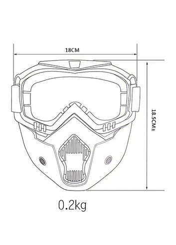 KAR MASKESİ MOTORCU MASKESİ - Görsel 2