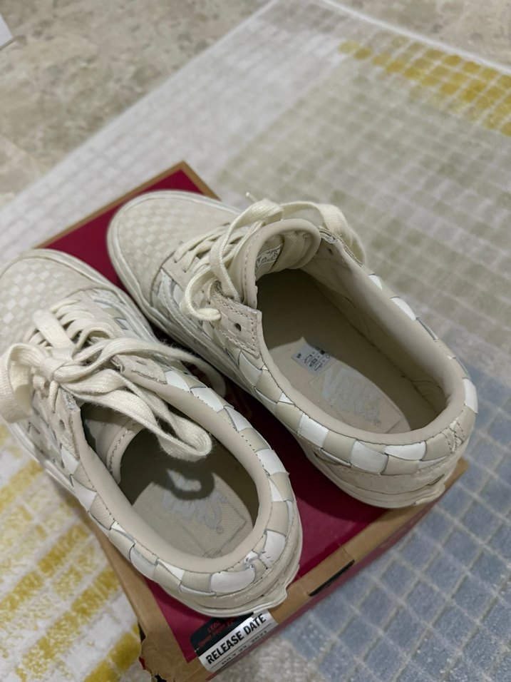 Vans Gri Beyaz Kadın platform Spor sneaker - Görsel 2