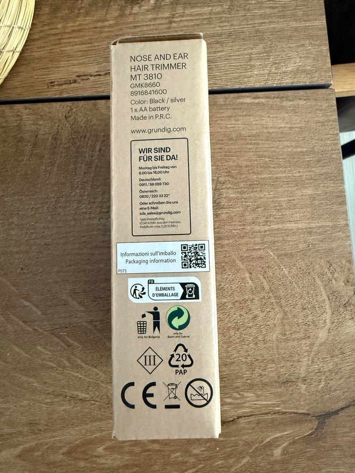 Grundig burub ve kulak kılı alma makinesi - Görsel 2