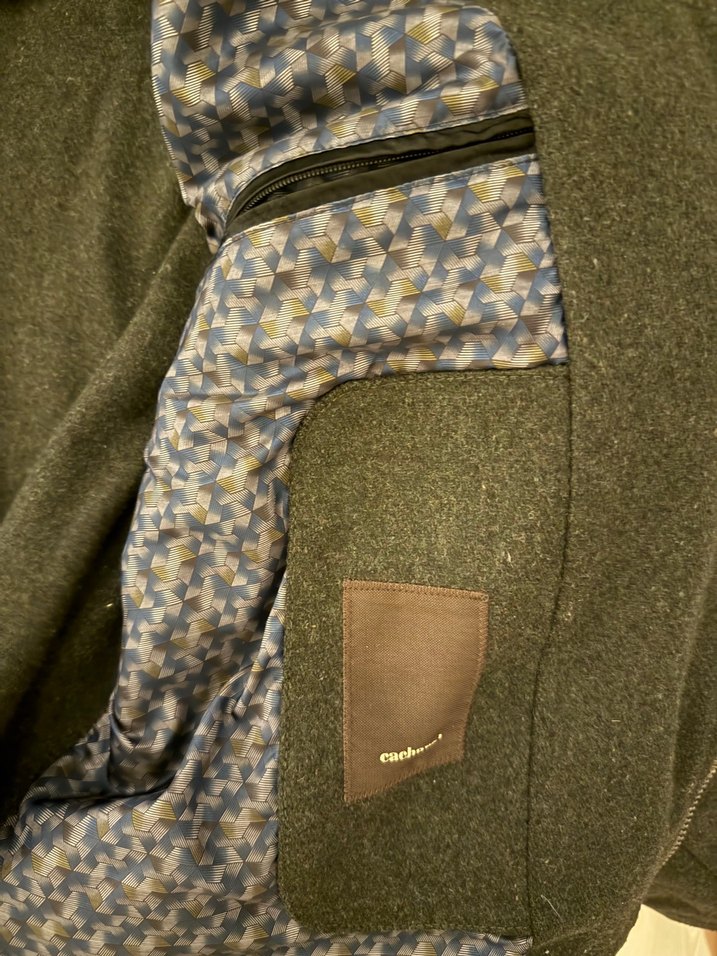 Gri Fermuarlı Erkek Ceket - Görsel 4