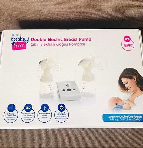 Sıfır Çiftli Elektirikli Göğüs pompası