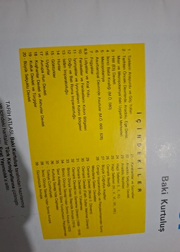 Tarih Atlası - Baki Kurtuluş - Görsel 4