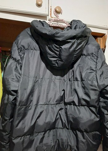 Gri Fermuarlı Kadın Kışlık Mont - Görsel 4