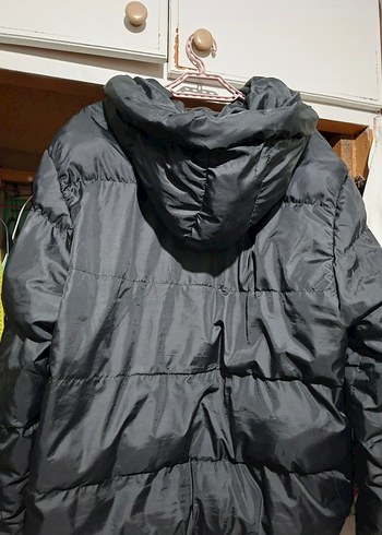 Gri Fermuarlı Kadın Kışlık Mont - Görsel 3