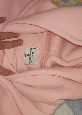 KARL KANİ Pembe Kapüşonlu Nakışlı Sweatshirt - Görsel 6