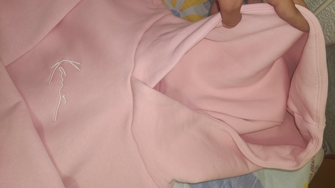 KARL KANİ Pembe Kapüşonlu Nakışlı Sweatshirt - Görsel 5
