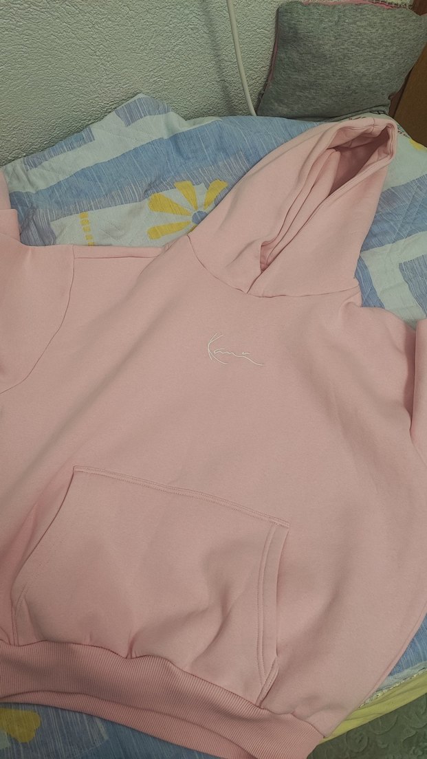 KARL KANİ Pembe Kapüşonlu Nakışlı Sweatshirt - Görsel 2
