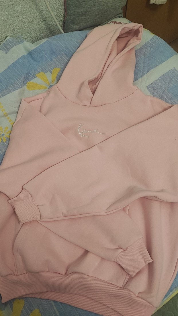 KARL KANİ Pembe Kapüşonlu Nakışlı Sweatshirt - Görsel 3