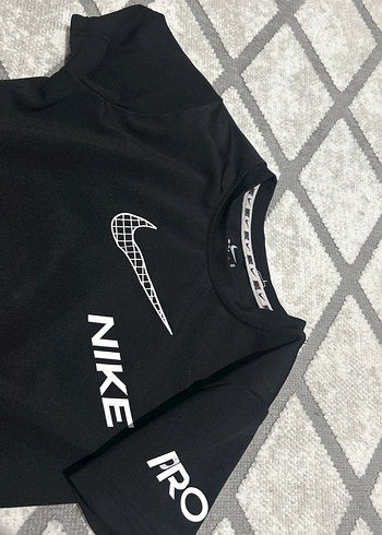 Siyah Nike Pro Baskılı Tişört - Görsel 3