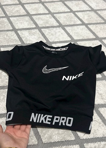Siyah Nike Pro Baskılı Tişört - Görsel 4