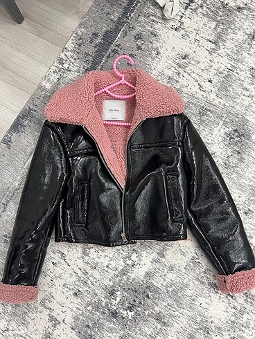 Deri ceket BERSHKA
