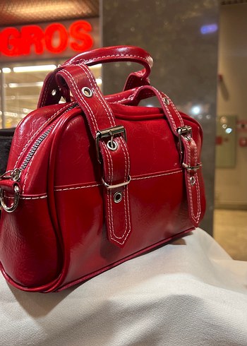 Kemerli Siyah  Kadın Çanta RENKLERİ MEVCUT - Görsel 3