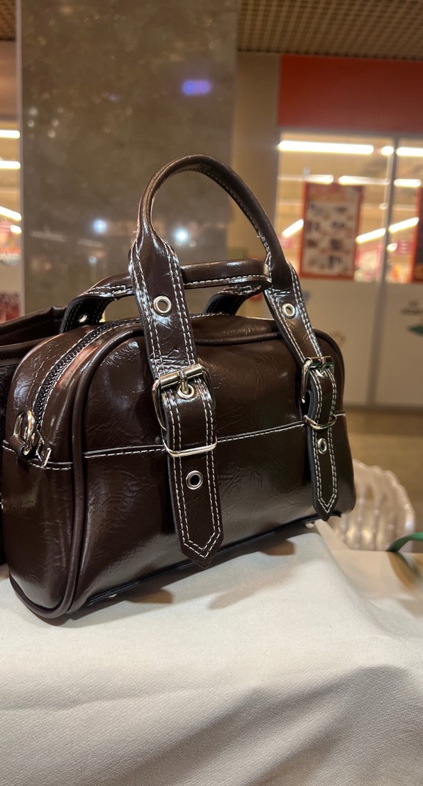 Kemerli Siyah  Kadın Çanta RENKLERİ MEVCUT - Görsel 4