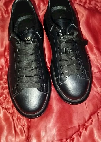 Alexander McQueen Siyah Dantelli Erkek Sneakers