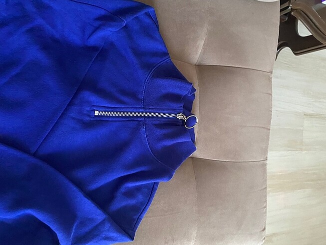 fermuarlı crop