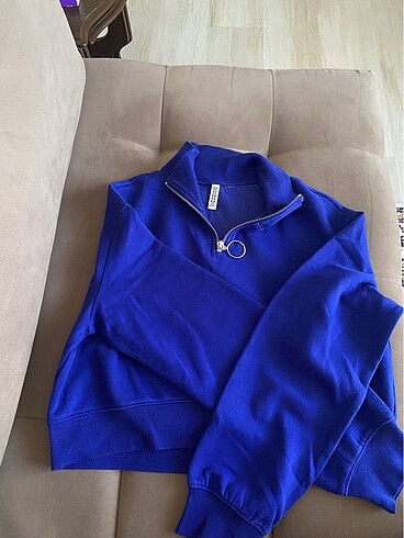 H&M fermuarlı crop
