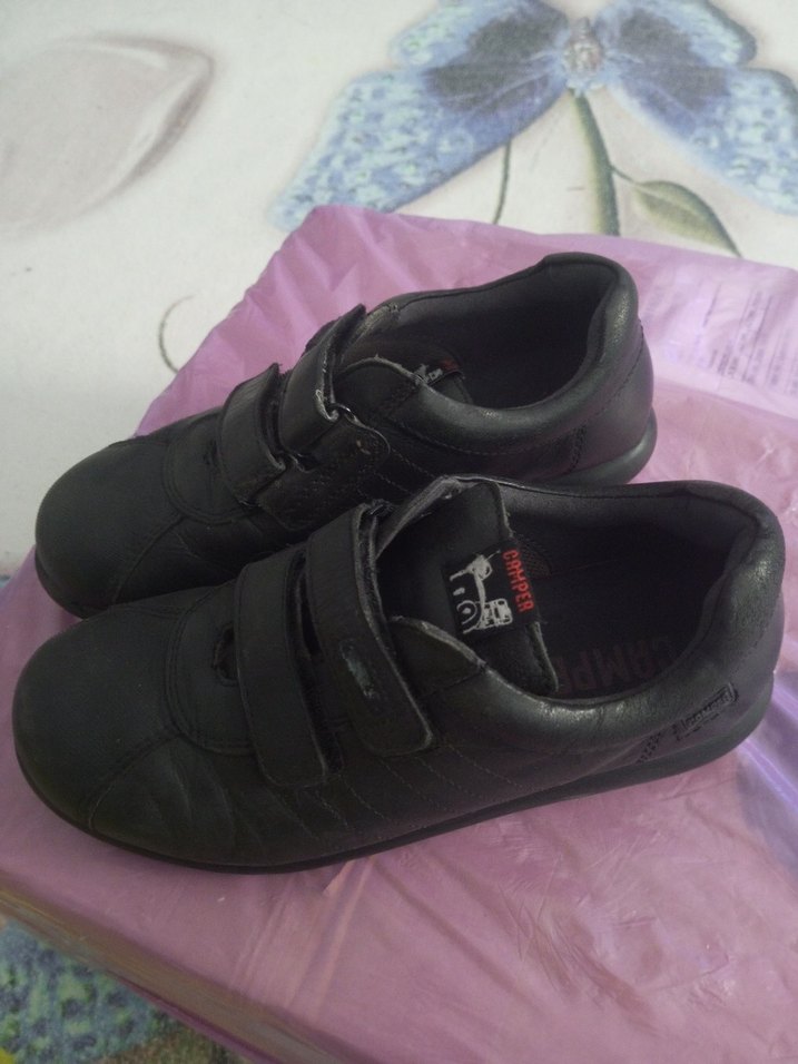 Erkek Çocuk Siyah Goth Tarzı Ayakkabı - Görsel 2