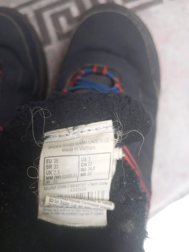 Siyah Çocuk Kış Botu decathlon — görsel 4/6
