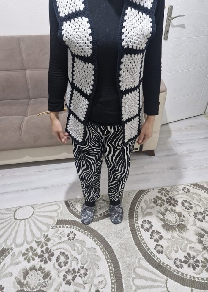 El örgüsü yelek - Görsel 3