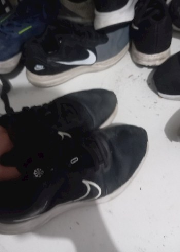 Siyah Gri Bağcıklı Erkek Koşu Ayakkabısı - Görsel 2