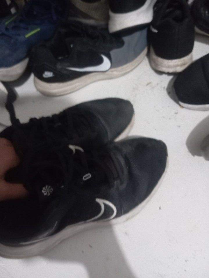 Siyah Gri Bağcıklı Erkek Koşu Ayakkabısı - Görsel 2