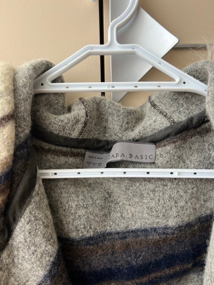 Zara Kürk Detaylı Yün Yelek - Görsel 3