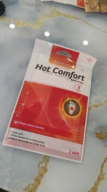 StopEver hot comfort ayak ısıtan 