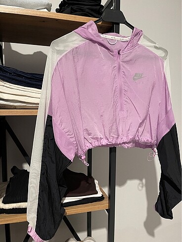 nike crop rüzgarlık - Görsel 6