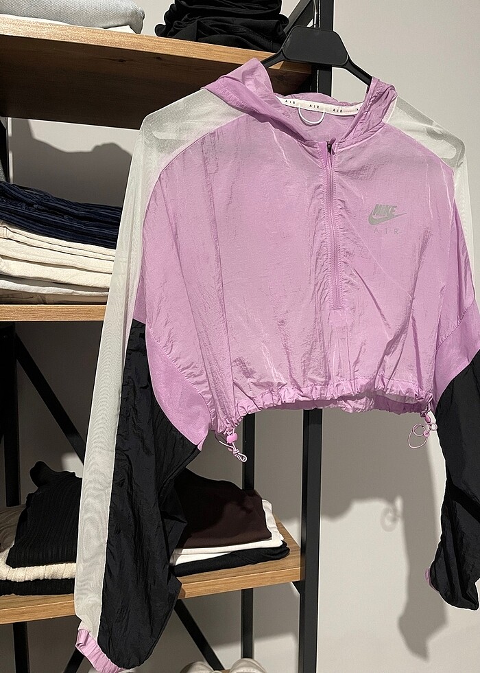 nike crop rüzgarlık - Görsel 5
