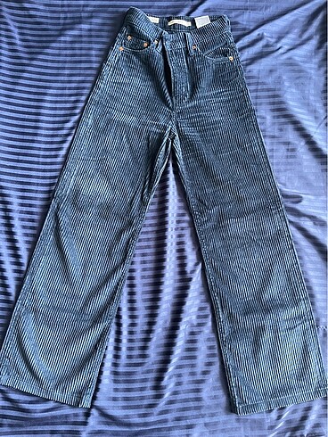 levis kadife wide leg