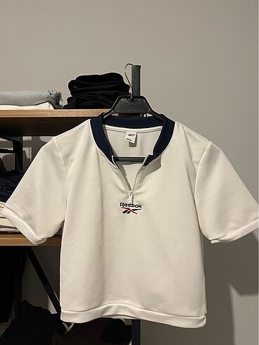 reebok vintage crop tşört - Görsel 2