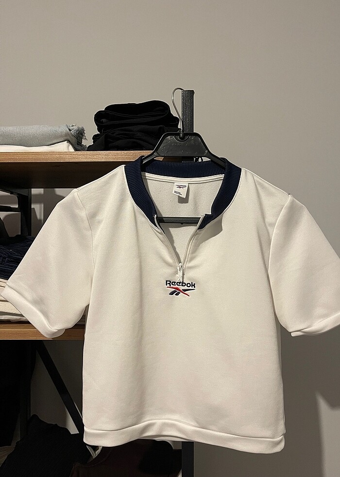 reebok vintage crop tşört - Görsel 2