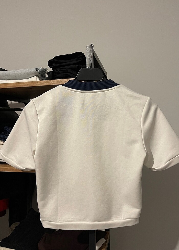 reebok vintage crop tşört - Görsel 3