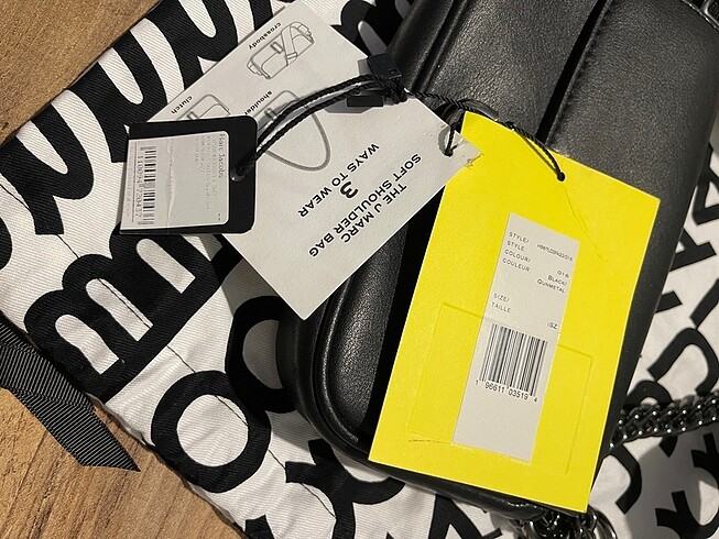  Beden siyah Renk marc jacobs çapraz çanta