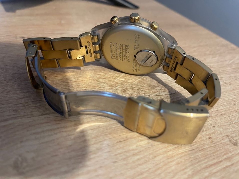swatch kadın gold saat - Görsel 5