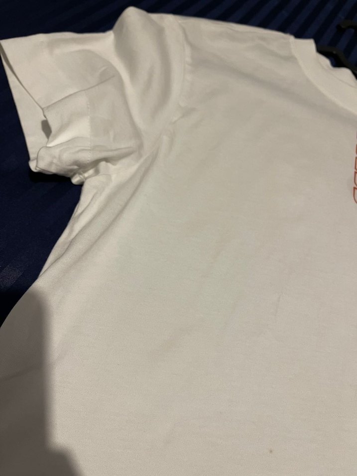 Baskılı Beyaz Guess Kadın Tişört - Görsel 5