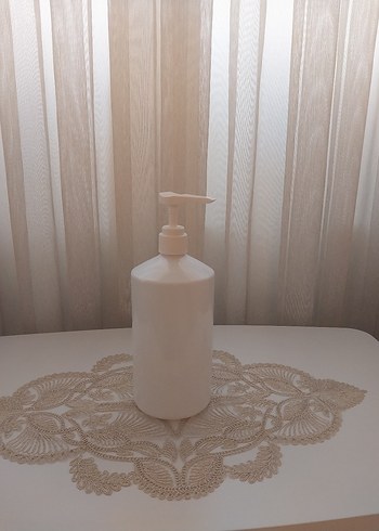 Beden Beyaz Pompalı plastik sıvı sabunluk